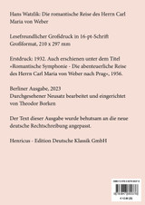 Die romantische Reise des Herrn Carl Maria von Weber (Großdruck) Die romantische Reise des Herrn Carl Maria von Weber (Großdruck)