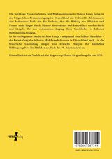 Entwicklung und Stand des höheren Mädchenschulwesens in Deutschland Entwicklung und Stand des höheren Mädchenschulwesens in Deutschland