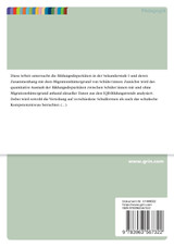 Der Einfluss von Migrationshintergrund auf Bildungsdisparitäten in der Sekundarstufe I