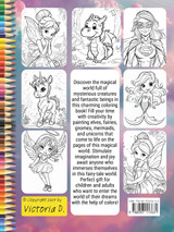 Atlas of Magical Creatures Coloring Book For Girls