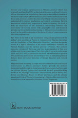 Heroism and Critical Consciousness in African Literature Heroism and Critical Consciousness in African Literature