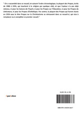 Propos sur la religion