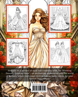 Wedding Dress Coloring Book Wedding Dress Coloring Book