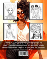 Black Girl Fashion Coloring Book for Adults Black Girl Fashion Coloring Book for Adults