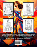 Fashion Dresses Coloring Book for Adults Fashion Dresses Coloring Book for Adults