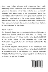 Indian eminent researchers and their contribution Indian eminent researchers and their contribution