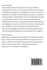 Role of family and community in Disability management