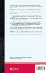 Democratisation, Governance and Regionalism in East and Southeast Asia Democratisation, Governance and Regionalism in East and Southeast Asia