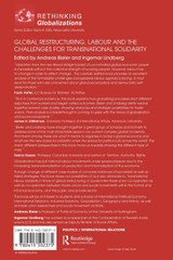 Global Restructuring, Labour and the Challenges for Transnational Solidarity Global Restructuring, Labour and the Challenges for Transnational Solidarity