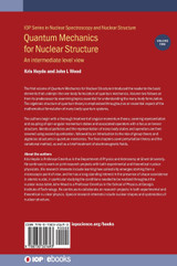Quantum Mechanics for Nuclear Structure, Volume 2