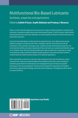 Multifunctional Bio-Based Lubricants Multifunctional Bio-Based Lubricants