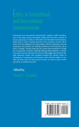 Ethics in intercultural and international Communication