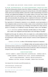 New Approaches to Contemporary Adaptation