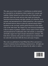 Studies in Global Animal Law Studies in Global Animal Law