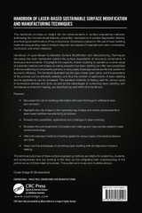 Handbook of Laser-Based Sustainable Surface Modification and Manufacturing Techniques Handbook of Laser-Based Sustainable Surface Modification and Manufacturing Techniques