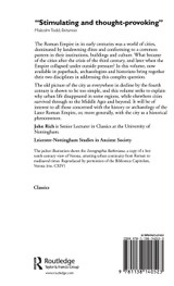 The City in Late Antiquity The City in Late Antiquity