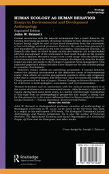 Human Ecology as Human Behavior Human Ecology as Human Behavior