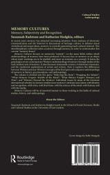 Memory Cultures Memory Cultures