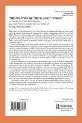 The Politics of the Black Nation The Politics of the Black Nation