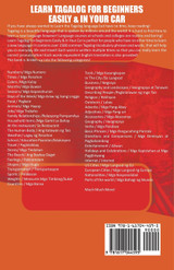 Learn Tagalog For Beginners Easily & In Your Car! Vocabulary Edition! Contains Over 1500 Tagalog Language Words & Phrases! Best Language Lessons Perfect For Travel! Level 1