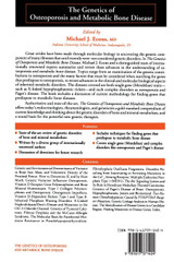 The Genetics of Osteoporosis and Metabolic Bone Disease The Genetics of Osteoporosis and Metabolic Bone Disease