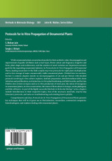 Protocols for in Vitro Propagation of Ornamental Plants