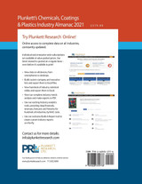 Plunkett's Chemicals, Coatings & Plastics Industry Almanac 2021 Plunkett's Chemicals, Coatings & Plastics Industry Almanac 2021