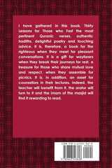 Thirty Lessons for Those Who Fast