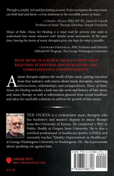 Music of Hate, Music For Healing