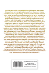 The Engineering of Racism