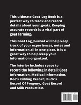 All My Goat Shit, Goat Log
