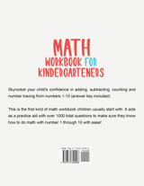 Math Workbook for Kindergarteners Math Workbook for Kindergarteners
