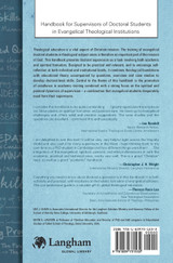 Handbook for Supervisors of Doctoral Students in Evangelical Theological Institutions