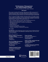 Performance Management for School Improvement