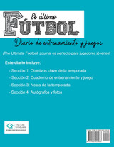 El diario de entrenamiento y juego de fútbol El diario de entrenamiento y juego de fútbol