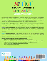 My First Learn to Write Color Activity Workbook My First Learn to Write Color Activity Workbook