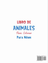 Libro de animales para colorear para niños Libro de animales para colorear para niños