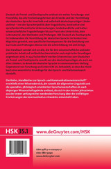 Deutsch als Fremd-und Zweitsprache Handbücher zur Sprach- und Kommunikationswissenschaft / Handbooks of Linguistics and Communication Science (HSK) Deutsch als Fremd- und Zweitsprache Deutsch als Fremd-und Zweitsprache Handbücher zur Sprach- und Kommunikationswissenschaft / Handbooks of Linguistics and Communication Science (HSK) Deutsch als Fremd- und Zweitsprache