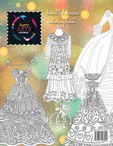 Beautiful fashion dresses coloring book for adults, beautiful dresses coloring book Beautiful fashion dresses coloring book for adults, beautiful dresses coloring book