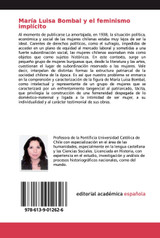 María Luisa Bombal y el feminismo implícito María Luisa Bombal y el feminismo implícito