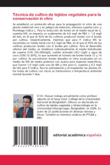 Técnica de cultivo de tejidos vegetales para la conservación in vitro