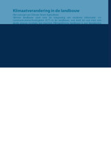 Klimaatverandering in de landbouw