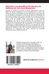 Derecho a la planificación fiscal y la defensa de los contribuyentes Derecho a la planificación fiscal y la defensa de los contribuyentes