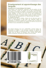 Enseignement et apprentissage des langues