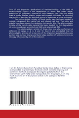 Photocatalytic activity of nanoparticle
