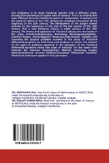 FRACTIONAL CALCULUS - APPLICATION TO PHYSICAL PROBLEMS