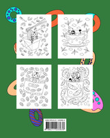 Kawaii Food and American Shorthair Coloring Book Kawaii Food and American Shorthair Coloring Book