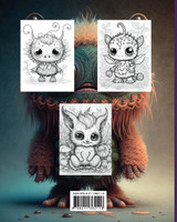 Adorable Fantasy Creatures Coloring Book