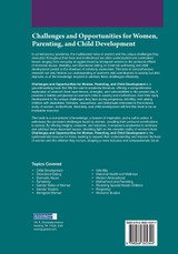 Challenges and Opportunities for Women, Parenting, and Child Development Challenges and Opportunities for Women, Parenting, and Child Development