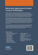 Blockchain Applications for Smart Contract Technologies Blockchain Applications for Smart Contract Technologies
